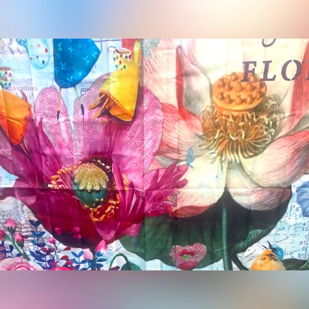 The Botanical Society Flora‎ Decorative Shower Curtain